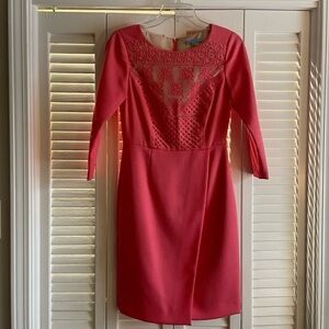 ANTONIO MELANI Pink Long Sleeve Dress